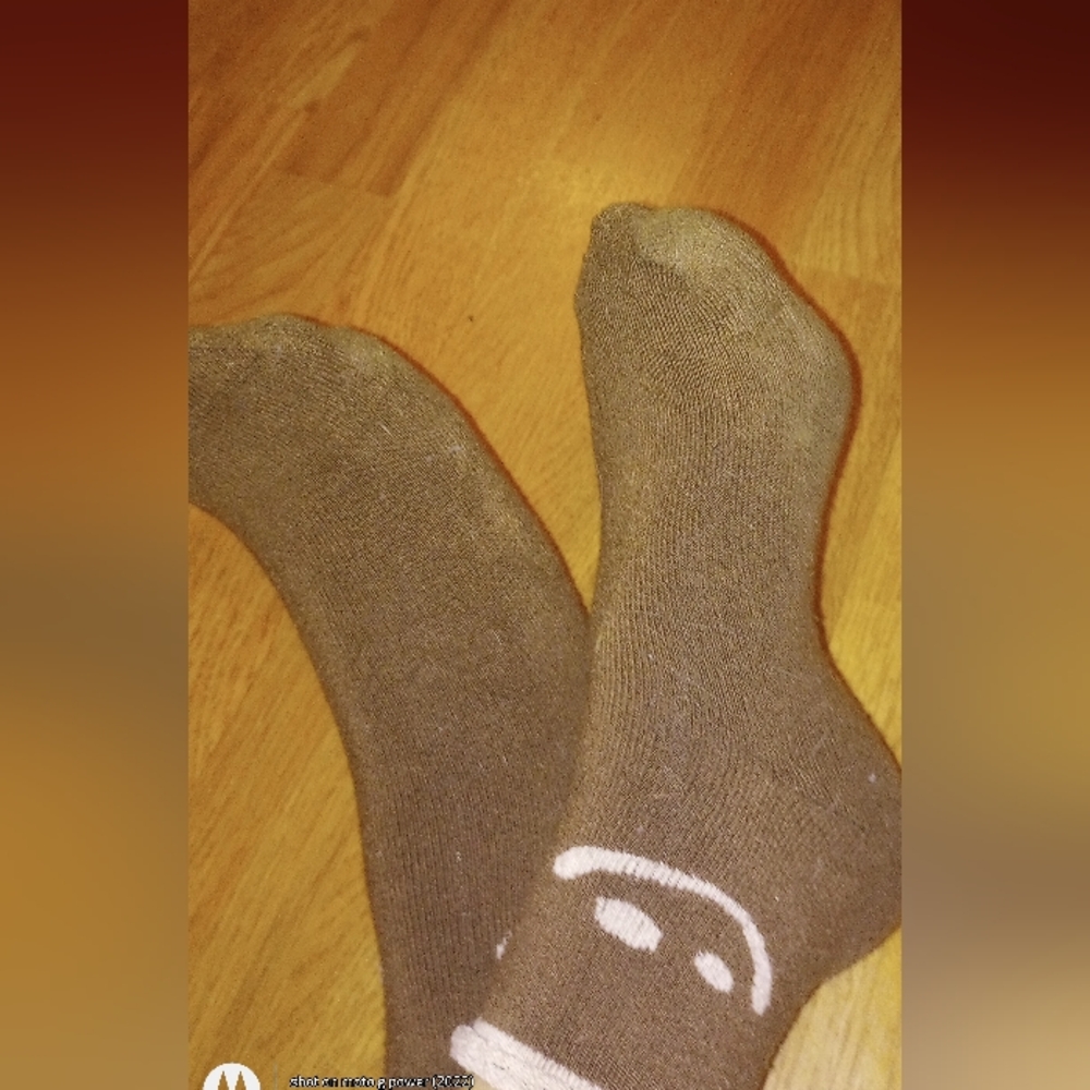 Brown Pre-owned Smiley Socks